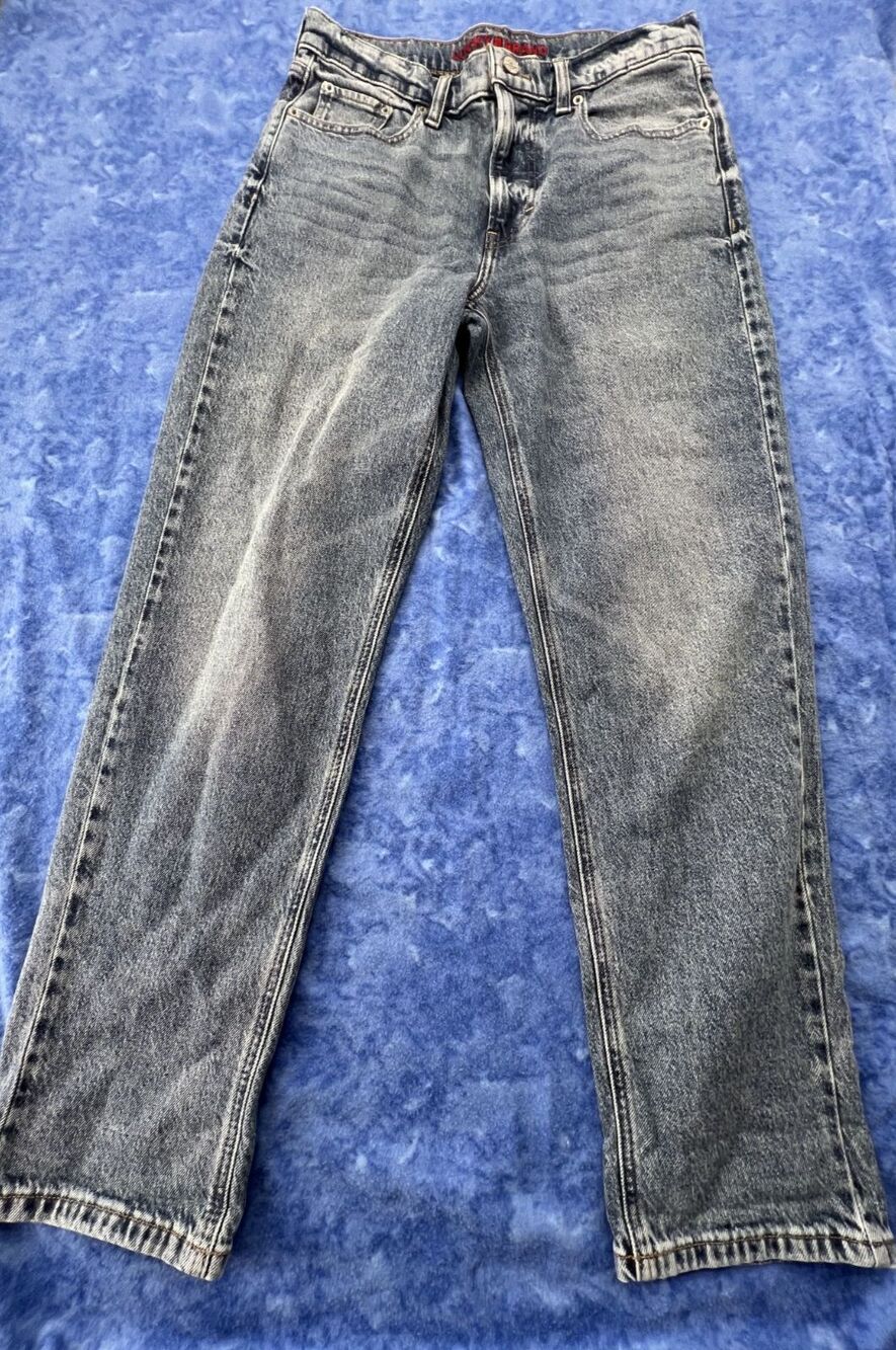 Lucky Brand Boy Mid Rise Relaxed Straight Jeans Women's Size 6/28 Regular